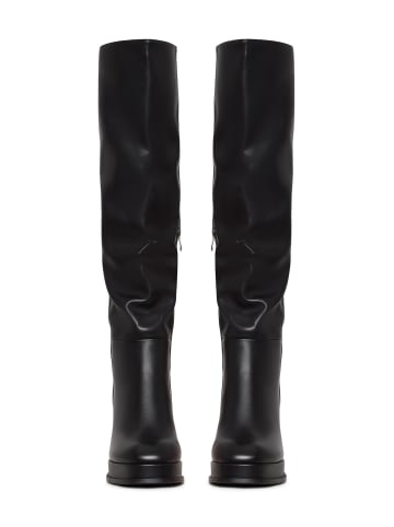 CESARE GASPARI Over the knee Stiefel in Black