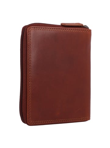 Greenburry Vintage Geldbörse RFID Schutz Leder 12.5 cm in natur