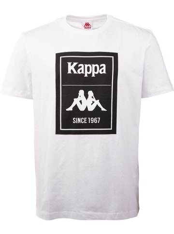 Kappa T-Shirt "Herren T-Shirt" in Weiß