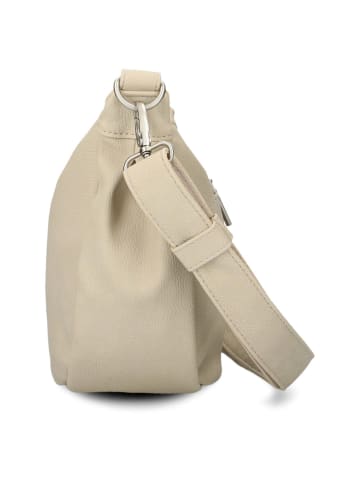 Zwei Mademoiselle M70 - Umhängetasche 34 cm (sand) in nubuk-linen