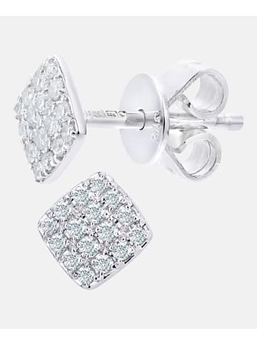 Diamant L'éternel Ohrstecker aus 375 Weißgold mit Diamant