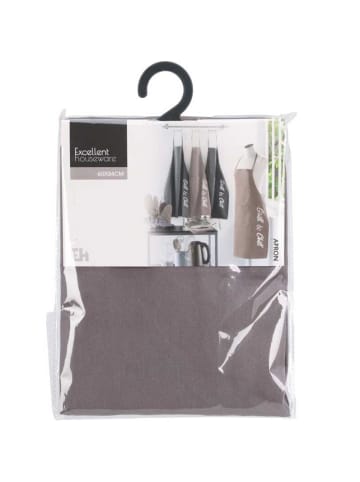 Home&Styling Collection Küchenschürze aus Baumwolle in Taupe, (B) 60 x (L) 84 cm