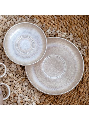 like. by Villeroy & Boch 6er Set Kaffeeuntertassen Perlemor Sand ø 16,1 cm beige in beige