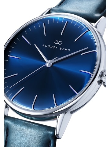 August Berg Armbanduhr Serenity Deep in silver deep_blue