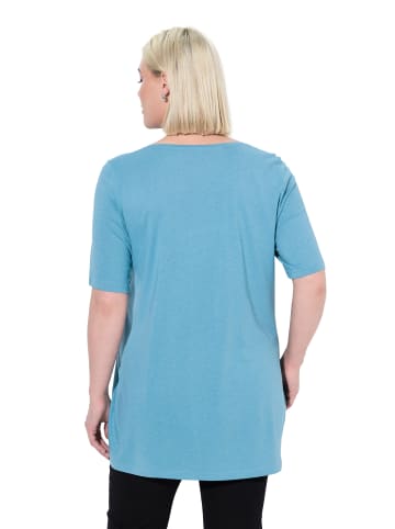 Ulla Popken Shirt in helles petrol