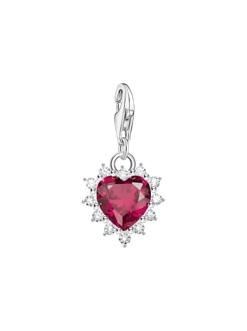 Thomas Sabo Charm-Anhänger in silber, weiß, rot