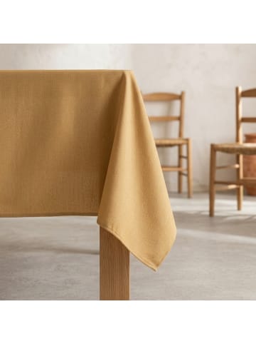 Tischdecke "Fons" in Senfgelb