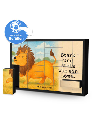 Mr. & Mrs. Panda Befüllbarer Adventskalender Sternzeichen Löwe D... in Weiß