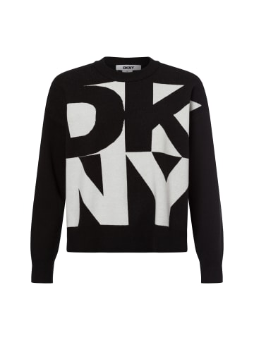 DKNY Strickpullover in schwarz weiß - 0001