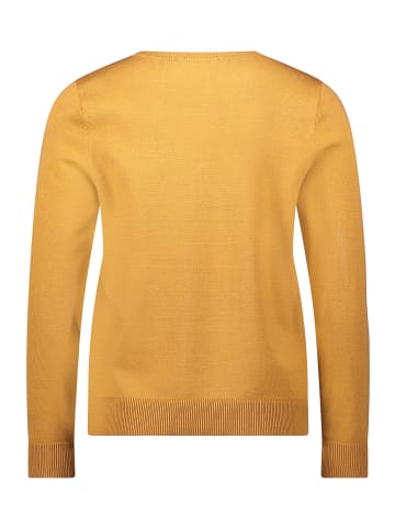 Betty Barclay Basic-Strickpullover mit Rundhalsausschnitt in gold