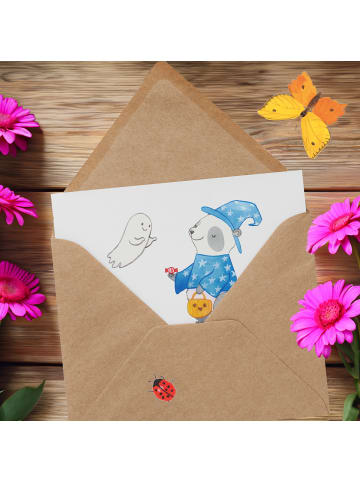 Mr. & Mrs. Panda Gutschein Zaubershow Wunder mit Spruch in Weiß