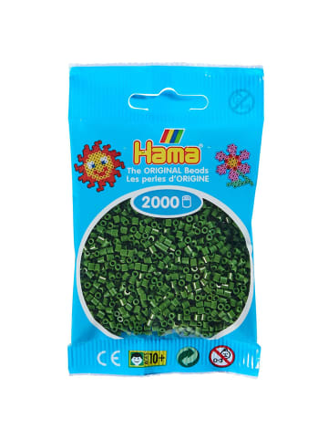 Hama Beutel mit 2000 Mini-Bügelperlen waldgrün - ab 10 Jahren
