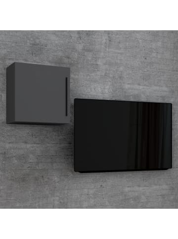VCM  Wandregal Wandboard Wandschrank Würfel Arila M in Anthrazit