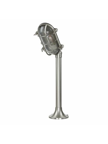Licht-Erlebnisse Wegeleuchte (B)16.5 x (L)23 x (H)62 cm in Nickel matt
