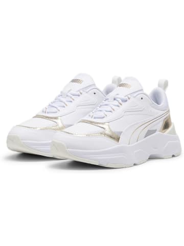 Puma Sneaker "Cassia Metallic Shine" in Weiß