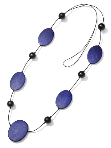 collezione alessandro Lange Kette " Rubylin " in blau