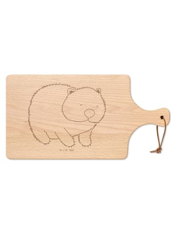 Mr. & Mrs. Panda Schneidebrett Wombat ohne Spruch in Transparent