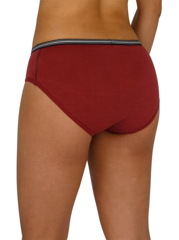 Normani Outdoor Sports 2er Pack Damen Merino Slip Albury in Rot