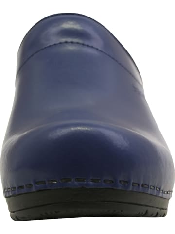 Sanita Comfortwear Clog "Original-Sonja Pu Open" in Blau
