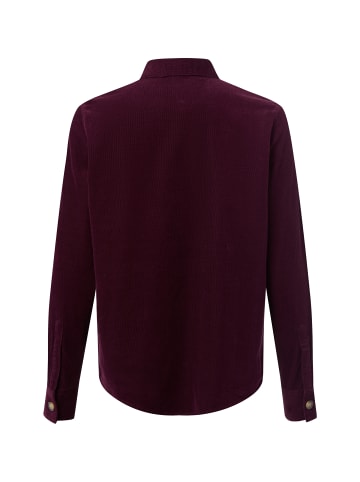 Marie Lund Cordbluse in bordeaux - 0039