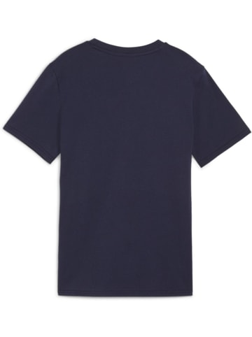 Puma T-Shirt "TeamGoal CasuaLongsleeve Tee Jr" in Blau