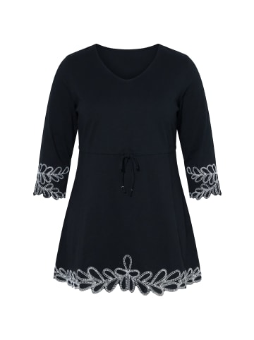Ulla Popken Longshirt in schwarz