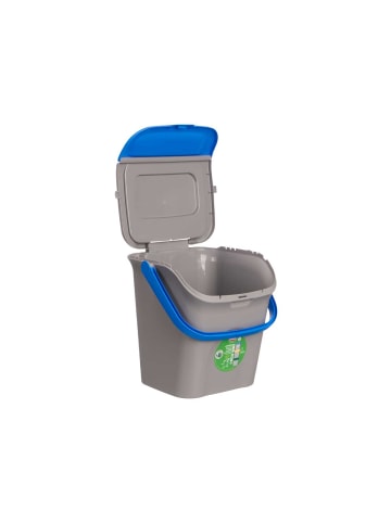 Stefanplast Mülleimer für Mülltrennung, 28 l in Blau, (B) 38,5 x (H) 37 x (L) 41 cm