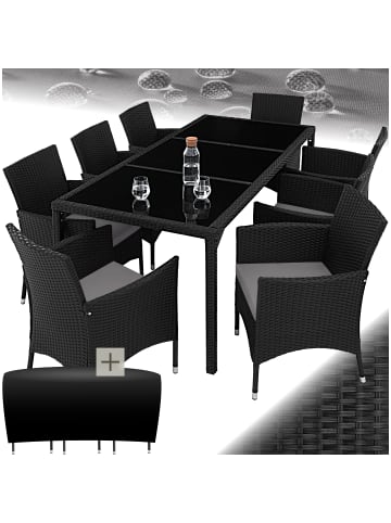 tectake gartenmöbel rattan garnitur modern design wetterfest
