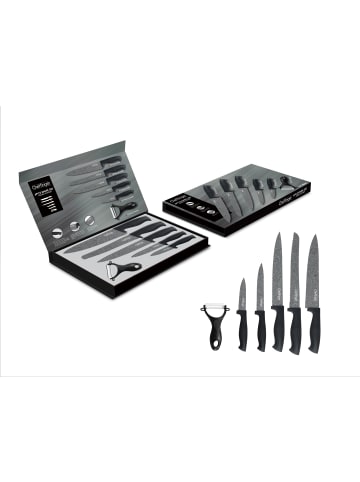 Cheffinger 6tlg. Messer-Set in Schwarz