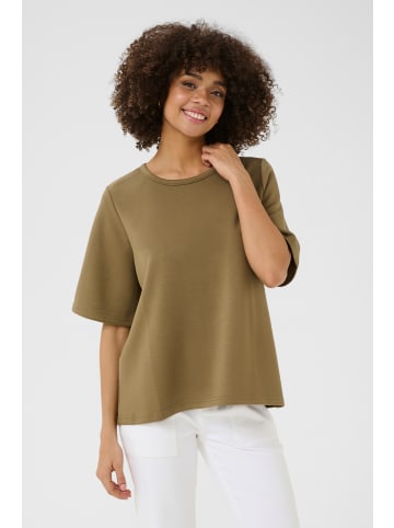 CULTURE T-shirt CUhara Baggy fit in Dusky Green