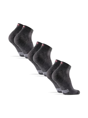 DANISH ENDURANCE Wandersocken Light Hiking Low-Cut in grau
