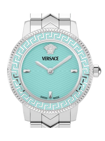 Versace Analoguhr für Damen in trkis
