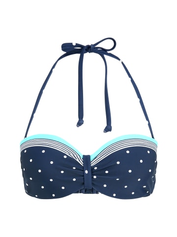 LASCANA Bandeau-Bikini-Top in marine-türkis