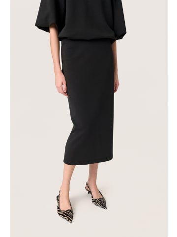 Soaked in Luxury Rock SLMagana Gerade Passform in Black