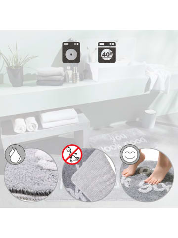 Erwin Müller Badematte in grau