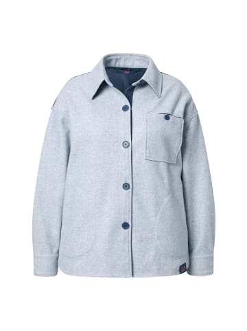 LAURASØN Jacke in hellgrau mélange