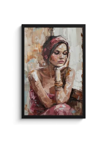 MuchoWow Poster mit Leiste  Rosa