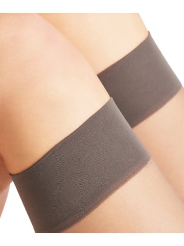 Falke Kniestrümpfe Seidenglatt 15 DEN in Iron