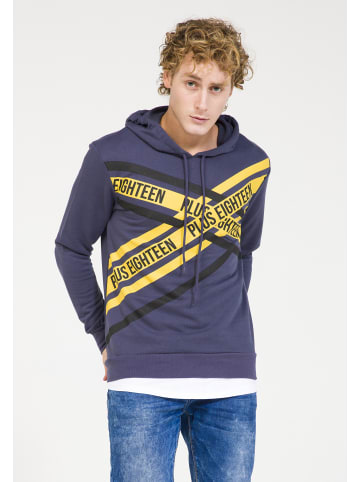 PLUS EIGHTEEN Herren Kapuzenpullover in Petrol