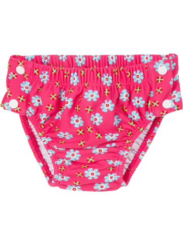 Playshoes UV-Schutz Windelhose Blumen zum Knöpfen in Pink