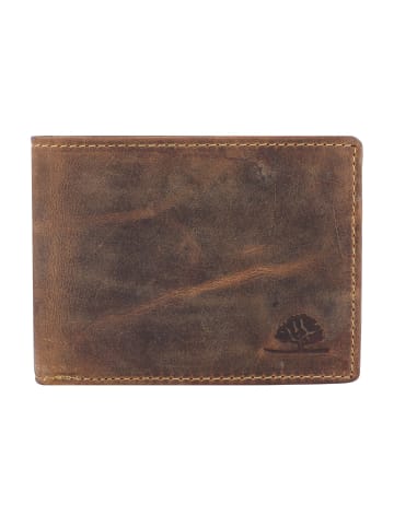 Greenburry Vintage Geldbörse RFID Leder 13 cm braun