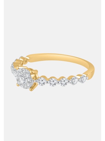 Diamant Exquis Ring aus 585 Gelbgold mit Diamant