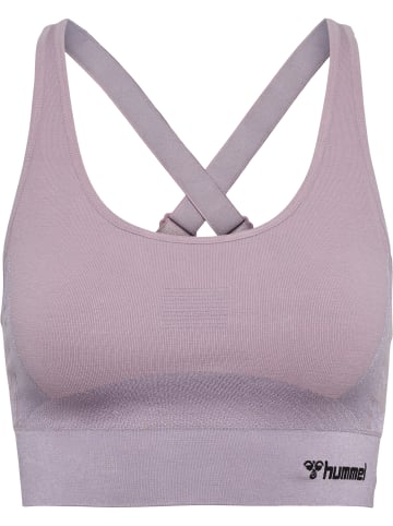 Hummel Hummel Top Hmlclea Yoga Damen Atmungsaktiv Schnelltrocknend Nahtlosen in NIRVANA MELANGE