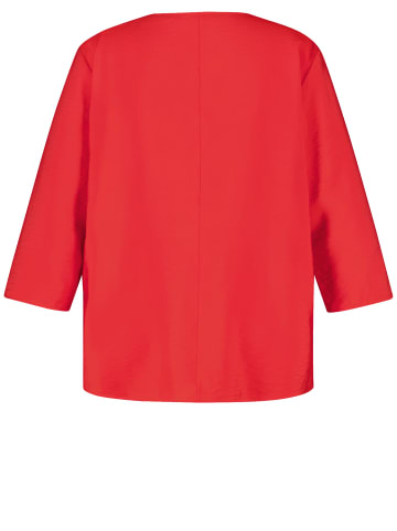 SAMOON Bluse 3/4 Arm in Power Red