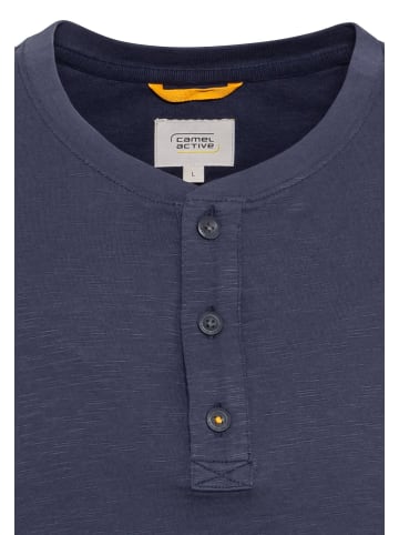 Camel Active Henleyshirt in Dunkelblau