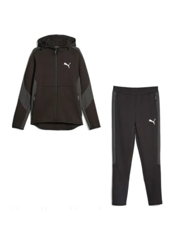 Puma Trainingsanzug EVOSTRIPE Full-Zip Hoodie in Schwarz