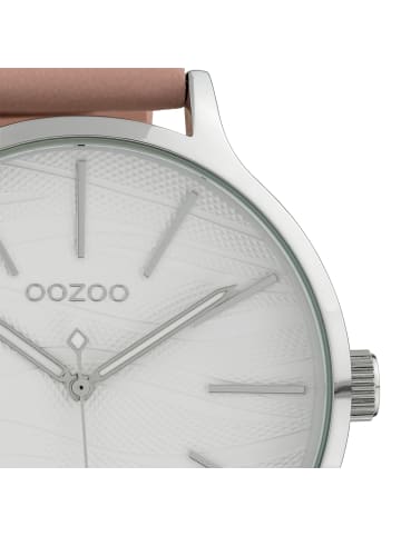 Oozoo Analog-Armbanduhr Oozoo Timepieces rosa groß (ca. 45mm)