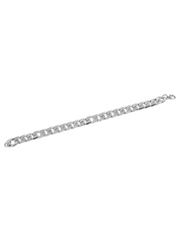 Adeliás Unisex Armband aus Edelstahl 21 cm in silber