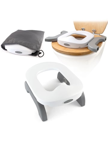 Zamboo Reisetöpfchen / faltbarer Toilettensitz inkl. in gray,white
