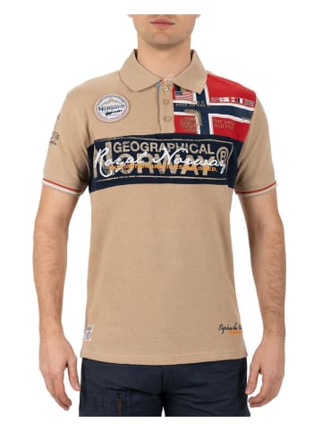 Geographical Norway T-Shirt in Beige